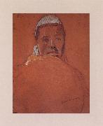 Delaunay, Robert Study of Brittany Woman oil painting artist